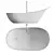 Lancetta Luxe Bathtub 3D model small image 5