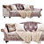 Luxury Nicoline Zeus Sofa 3D model small image 1