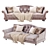 Luxury Nicoline Zeus Sofa 3D model small image 2