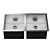 Blanco Quatrus R0 Double Sink 3D model small image 3