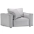 Coco Republic Soren Accent Chair 3D model small image 7