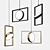 Lunar Rectangle Pendant Light 3D model small image 1