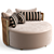Luxurious Fendi Casa Thea Loveseat 3D model small image 1