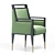 Vintage Gio Ponti 1950 Armchair 3D model small image 6