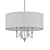 Sleek 4-Light Pendant 3D model small image 2