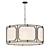 Elegant 4 Light Pendant 3D model small image 1