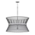 Elegant 8-Light Pendant Fixture 3D model small image 2