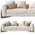 Sophisticated Softbay Sofa 3D model small image 4