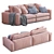 Flexform Beauty Sofa - Modern and Stylish 3D model small image 7