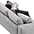 Contemporary Cross Sofa by Dienne Salotti 3D model small image 3