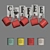 PBR Kitchen Accessories: High Poly Model with 2K Textures 3D model small image 6