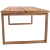 MORBI Long Oak Dining Table 3D model small image 4