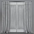 Customizable Curtain with Three Color Transitions 3D model small image 3