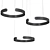 Gleaming Gold Mito Pendant 3D model small image 3