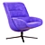 Elegant Hilco Armchair: Modern Design 3D model small image 1