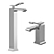 Modern Single Lever Basin & Bidet Faucet 3D model small image 2