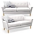 Modern Finn Sofa: Stylish, Comfortable, and Contemporary 3D model small image 2