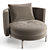 Minotti Torii Large Armchair: Stylish & Swivel 3D model small image 2