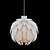 Normann Copenhagen Norm 12: Large White Pendant 3D model small image 1