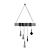 Handcrafted Wooden Pendant Light 3D model small image 6