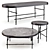 Eichholtz Tomasso: Elegant Marble Coffee and Side Tables 3D model small image 1