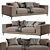 Italian Elegance: Ditre Italia Anderson Sofa 3D model small image 1