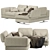 Modular Sofa Blues MaxDivani - Stylish and Versatile 3D model small image 5