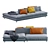 Modern Bonaldo AVARIT Sofa 3D model small image 4