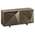 Cattelan Kayak 2021 Metal Brass Console 3D model small image 4