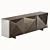 Cattelan Kayak 2021 Metal Brass Console 3D model small image 8