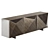 Cattelan Kayak 2021 Metal Brass Console 3D model small image 9