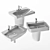 Ideal Standard Washbasin Set 3D model small image 1