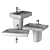 Ideal Standard Washbasin Set 3D model small image 3