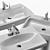 Ideal Standard Washbasin Set 3D model small image 5