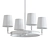 Modern Luxury Villa Chandelier 3D model small image 2