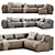 MODULAR COSIMA SOFA: Versatile Elegance 3D model small image 2