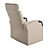 Ferco Opus Glide Cinema Chair 3D model small image 5