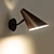 Elegant Barea Lamp in Mocha 3D model small image 3