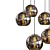 Contardi Kubric 5-Light Cluster Pendant 3D model small image 2