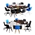 Title: OrangeBox Fielding WorkTable Set 3D model small image 1