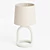 Boho Resin Base Table Lamp 3D model small image 1