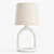 Boho Resin Base Table Lamp 3D model small image 2