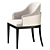 Elegant Wolfe Dining Chair 3D model small image 3