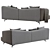 Stylish Lennox Sofa by Ditre Italia 3D model small image 5
