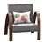 Missoni Home Grandma Armchair: Vintage Chic Comfort 3D model small image 1