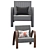 Missoni Home Grandma Armchair: Vintage Chic Comfort 3D model small image 5
