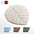  Modern Leaf Design Rug 3D model small image 1