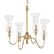 Vintage Triumph Chandelier: Romatti's Retro Elegance 3D model small image 1