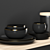 Modern Kitchen Accessories Set 3D model small image 4