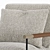 Cozy Sherpa Atticus Armchair 3D model small image 2